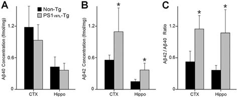 AB42/AB40 Ratio .